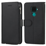 Custodia in pelle flip orizzontale con cerniera in microfibra, For Huawei Mate 30, For Huawei Mate 30 Pro, For Huawei Nova 5i Pro / Mate 30 Lite, For Huawei P30