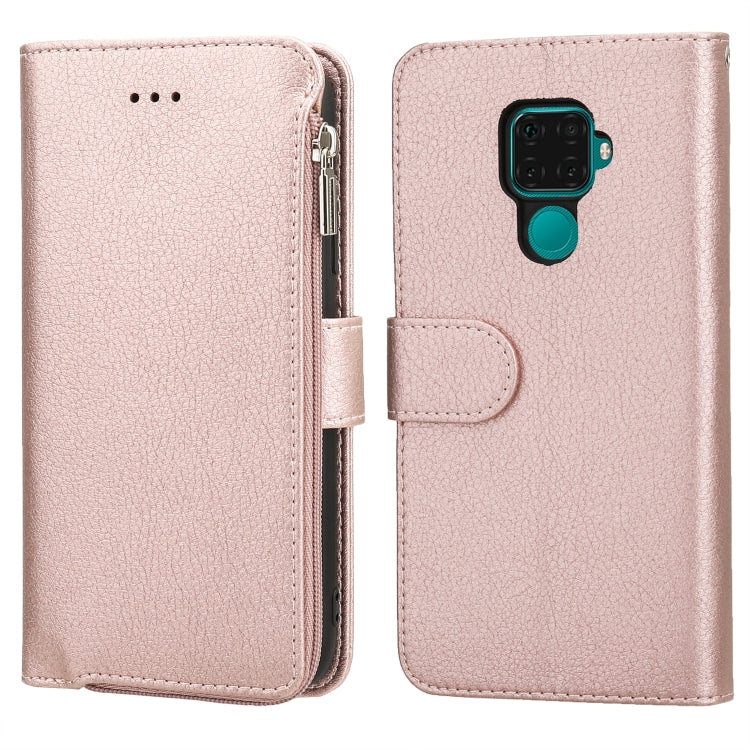 Custodia in pelle flip orizzontale con cerniera in microfibra, For Huawei Mate 30, For Huawei Mate 30 Pro, For Huawei Nova 5i Pro / Mate 30 Lite, For Huawei P30