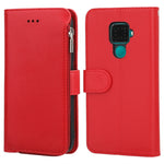 Custodia in pelle flip orizzontale con cerniera in microfibra, For Huawei Mate 30, For Huawei Mate 30 Pro, For Huawei Nova 5i Pro / Mate 30 Lite, For Huawei P30
