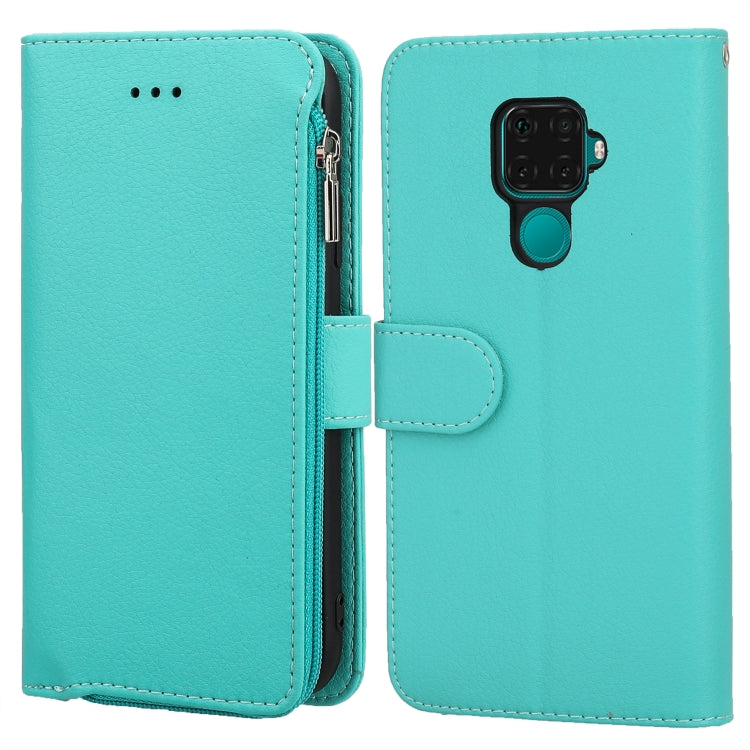 Custodia in pelle flip orizzontale con cerniera in microfibra, For Huawei Mate 30, For Huawei Mate 30 Pro, For Huawei Nova 5i Pro / Mate 30 Lite, For Huawei P30