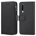 Custodia in pelle flip orizzontale con cerniera in microfibra, For Huawei Mate 30, For Huawei Mate 30 Pro, For Huawei Nova 5i Pro / Mate 30 Lite, For Huawei P30