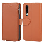 Custodia in pelle flip orizzontale con cerniera in microfibra, For Huawei Mate 30, For Huawei Mate 30 Pro, For Huawei Nova 5i Pro / Mate 30 Lite, For Huawei P30