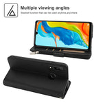 Custodia in pelle flip orizzontale con cerniera in microfibra, For Huawei P30 Lite, For Huawei P30 Pro, For Huawei P40, For Huawei P40 Lite / nova 6 SE