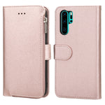 Custodia in pelle flip orizzontale con cerniera in microfibra, For Huawei P30 Lite, For Huawei P30 Pro, For Huawei P40, For Huawei P40 Lite / nova 6 SE
