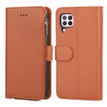 Custodia in pelle flip orizzontale con cerniera in microfibra, For Huawei P30 Lite, For Huawei P30 Pro, For Huawei P40, For Huawei P40 Lite / nova 6 SE