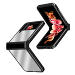 Custodia per telefono con cerniera a specchio galvanica, For Samsung Galaxy Z Flip3 5G
