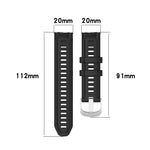 Cinturino in silicone, For Garmin Instinct 2S