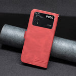 Custodia per cellulare in pelle con vibrazione RFID con fibbia magnetica BF09, For Xiaomi Poco M4 Pro, For Xiaomi Poco M4 Pro 5G