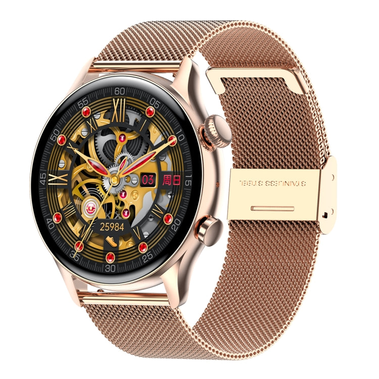 HK8Pro Smart Watch con cinturino in acciaio con schermo AMOLED da 1,36 pollici, supporto funzione NFC / monitoraggio dell'ossigeno nel sangue, Steel Strap(Gold), Steel Strap(Silver), Steel Strap(Black)