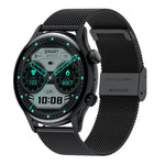 HK8Pro Smart Watch con cinturino in acciaio con schermo AMOLED da 1,36 pollici, supporto funzione NFC / monitoraggio dell'ossigeno nel sangue, Steel Strap(Gold), Steel Strap(Silver), Steel Strap(Black)