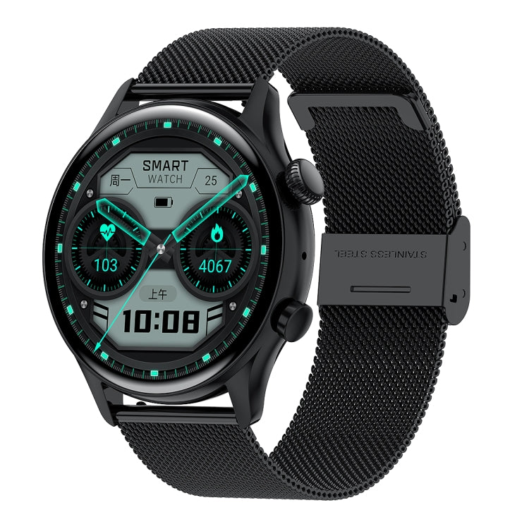 HK8Pro Smart Watch con cinturino in acciaio con schermo AMOLED da 1,36 pollici, supporto funzione NFC / monitoraggio dell'ossigeno nel sangue, Steel Strap(Gold), Steel Strap(Silver), Steel Strap(Black)