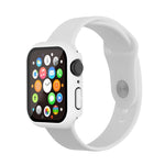 PC impermeabile + custodia per orologio in pellicola temperata, For Apple Watch Series 9 / 8 / 7 41mm, For Apple Watch Series 9 / 8 / 7 45mm