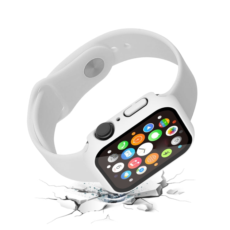 PC impermeabile + custodia per orologio in pellicola temperata, For Apple Watch Series 9 / 8 / 7 41mm, For Apple Watch Series 9 / 8 / 7 45mm