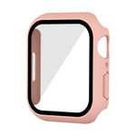 PC impermeabile + custodia per orologio in pellicola temperata, For Apple Watch Series 9 / 8 / 7 41mm, For Apple Watch Series 9 / 8 / 7 45mm