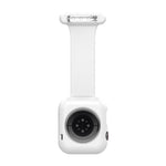 Custodia per cinturino dell'orologio con spilla da infermiera in silicone per Apple Watch Series, 7 41mm / 6&SE&5&4 40mm / 3&2&1 38mm, 7 45mm / 6&SE&5&4 44mm / 3&2&1 42mm