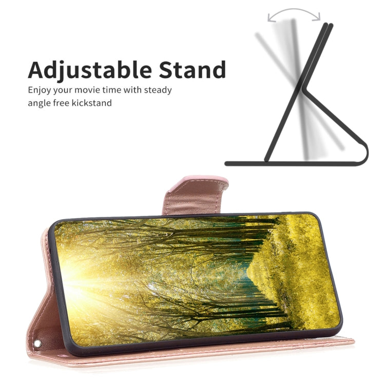 Custodia per telefono in pelle goffrata con due farfalle, For Xiaomi Poco M4 Pro, For Xiaomi Poco M4 Pro 5G