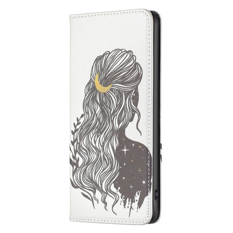 Custodia per telefono in pelle verniciata magnetica invisibile, For Xiaomi Poco M4 Pro, For Xiaomi Poco M4 Pro 5G