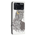 Custodia per telefono in pelle verniciata magnetica invisibile, For Xiaomi Poco M4 Pro, For Xiaomi Poco M4 Pro 5G
