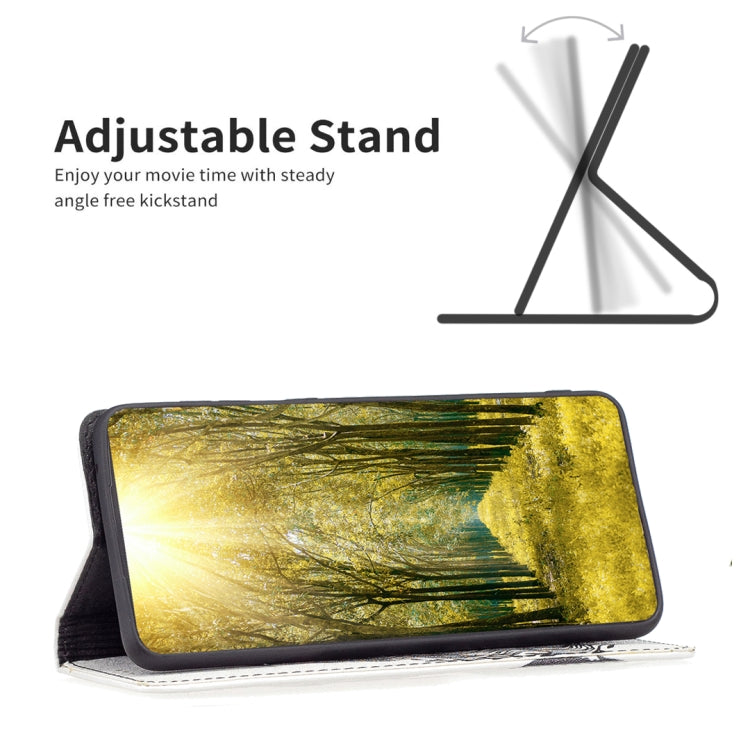 Custodia per telefono in pelle verniciata magnetica invisibile, For Xiaomi Poco M4 Pro, For Xiaomi Poco M4 Pro 5G