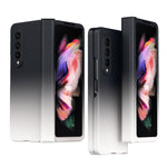 Custodia per cellulare con cerniera a colori sfumati, For Samsung Galaxy Z Fold3 5G Without Film, For Samsung Galaxy Z Fold3 5G With Film