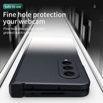 Custodia per cellulare con cerniera a colori sfumati, For Samsung Galaxy Z Fold3 5G Without Film, For Samsung Galaxy Z Fold3 5G With Film