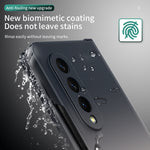Custodia per cellulare con cerniera a colori sfumati, For Samsung Galaxy Z Fold3 5G Without Film, For Samsung Galaxy Z Fold3 5G With Film