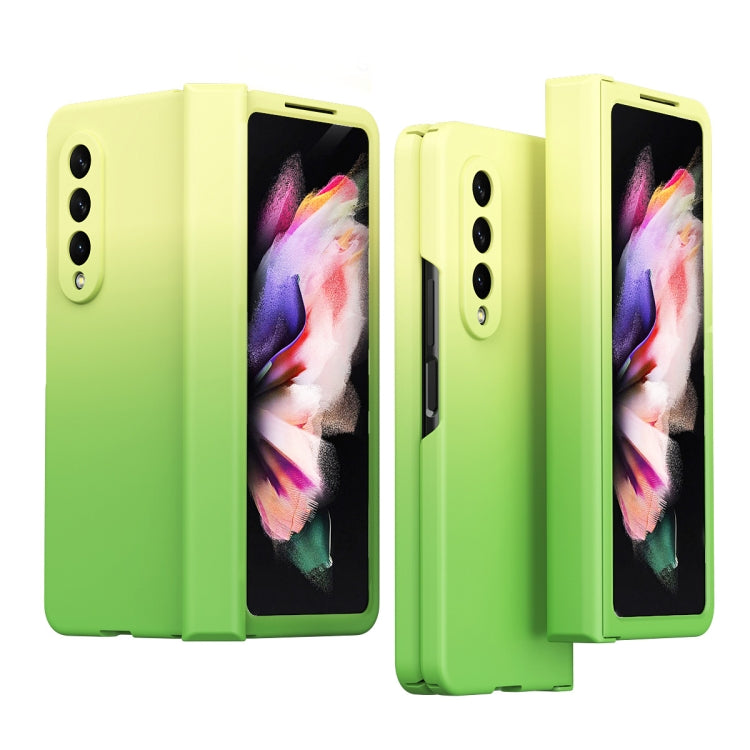 Custodia per cellulare con cerniera a colori sfumati, For Samsung Galaxy Z Fold3 5G Without Film, For Samsung Galaxy Z Fold3 5G With Film