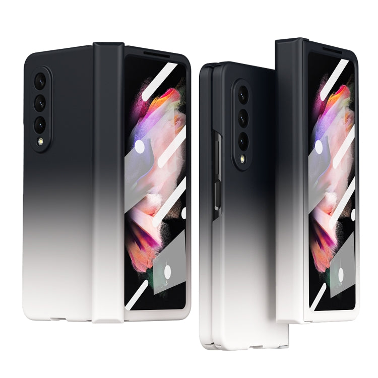 Custodia per cellulare con cerniera a colori sfumati, For Samsung Galaxy Z Fold3 5G Without Film, For Samsung Galaxy Z Fold3 5G With Film