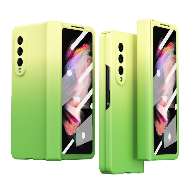 Custodia per cellulare con cerniera a colori sfumati, For Samsung Galaxy Z Fold3 5G Without Film, For Samsung Galaxy Z Fold3 5G With Film