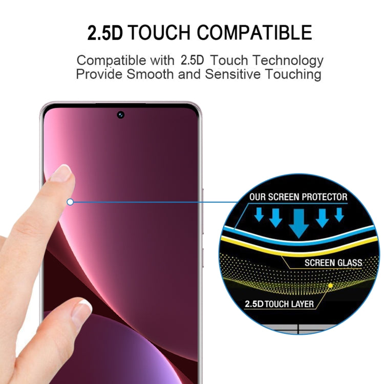 Pellicola in vetro temperato a schermo intero con bordo curvo 3D, For Xiaomi 12 Lite (1 PC)