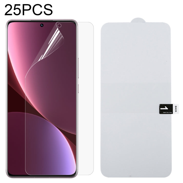 25 PCS Full Screen Protector Pellicola idrogel antideflagrante, For Xiaomi 12 Lite (25 PCS)