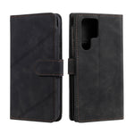 Custodia per telefono in pelle con slot per schede Skin Feel, For Samsung Galaxy S22 Ultra 5G, For Samsung Galaxy S22 5G, For Samsung Galaxy S22+ 5G