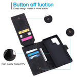 Custodia per telefono in pelle con slot per schede Skin Feel, For Samsung Galaxy S22 Ultra 5G, For Samsung Galaxy S22 5G, For Samsung Galaxy S22+ 5G