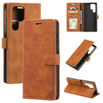 Custodia per telefono in pelle spazzolata antifurto Skin Feel, For Samsung Galaxy S22 Ultra 5G, For Samsung Galaxy S22 5G, For Samsung Galaxy S22+ 5G, For Xiaomi Redmi Note 11 Pro 4G