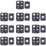 Obiettivo per fotocamera posteriore da 10 pezzi, For Xiaomi Redmi K50/Redmi K50 Pro, For XiaomiRedmi Note 11 Pro 4G / Note 11 Pro+ 5G India / Note 11E Pro, For Xiaomi Poco X4 Pro 5G, For Xiaomi Poco M4 Pro 4G, For Xiaomi Poco M3 Pro 5G