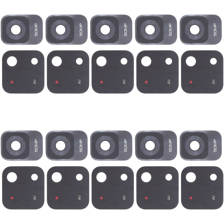 10pcs Rear Camera Lens, For Xiaomi Redmi K50/Redmi K50 Pro, For XiaomiRedmi Note 11 Pro 4G / Note 11 Pro+ 5G India / Note 11E Pro, For Xiaomi Poco X4 Pro 5G, For Xiaomi Poco M4 Pro 4G, For Xiaomi Poco M3 Pro 5G