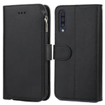 Custodia in pelle flip orizzontale con cerniera in microfibra, For Samsung Galaxy A40, For Samsung Galaxy A30s / A50s, For Samsung Galaxy A51, For Samsung Galaxy A70