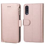 Custodia in pelle flip orizzontale con cerniera in microfibra, For Samsung Galaxy A40, For Samsung Galaxy A30s / A50s, For Samsung Galaxy A51, For Samsung Galaxy A70