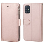 Custodia in pelle flip orizzontale con cerniera in microfibra, For Samsung Galaxy A40, For Samsung Galaxy A30s / A50s, For Samsung Galaxy A51, For Samsung Galaxy A70