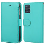 Custodia in pelle flip orizzontale con cerniera in microfibra, For Samsung Galaxy A40, For Samsung Galaxy A30s / A50s, For Samsung Galaxy A51, For Samsung Galaxy A70