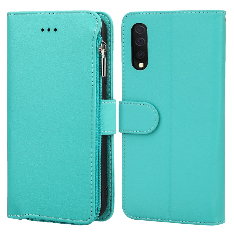 Custodia in pelle flip orizzontale con cerniera in microfibra, For Samsung Galaxy A40, For Samsung Galaxy A30s / A50s, For Samsung Galaxy A51, For Samsung Galaxy A70