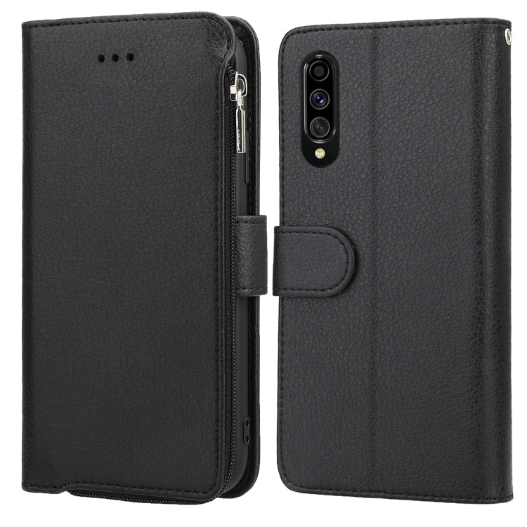 Custodia in pelle flip orizzontale con cerniera in microfibra, For Samsung Galaxy A70s, For Samsung Galaxy A71, For Samsung Galaxy A90 5G, For Samsung Galaxy Note10