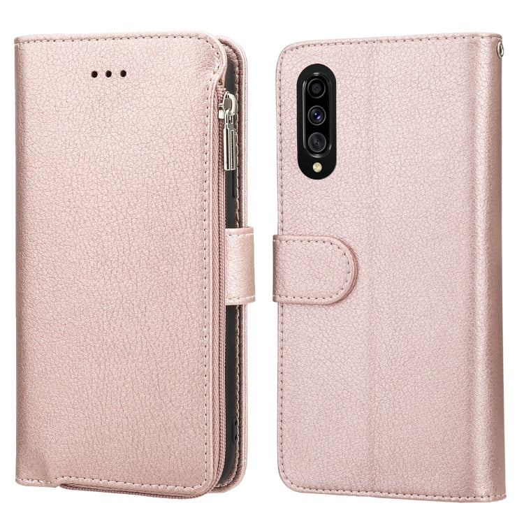 Custodia in pelle flip orizzontale con cerniera in microfibra, For Samsung Galaxy A70s, For Samsung Galaxy A71, For Samsung Galaxy A90 5G, For Samsung Galaxy Note10