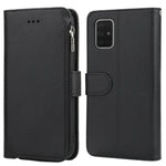 Custodia in pelle flip orizzontale con cerniera in microfibra, For Samsung Galaxy A70s, For Samsung Galaxy A71, For Samsung Galaxy A90 5G, For Samsung Galaxy Note10