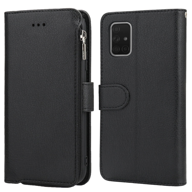 Custodia in pelle flip orizzontale con cerniera in microfibra, For Samsung Galaxy A70s, For Samsung Galaxy A71, For Samsung Galaxy A90 5G, For Samsung Galaxy Note10