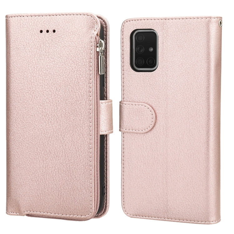 Custodia in pelle flip orizzontale con cerniera in microfibra, For Samsung Galaxy A70s, For Samsung Galaxy A71, For Samsung Galaxy A90 5G, For Samsung Galaxy Note10