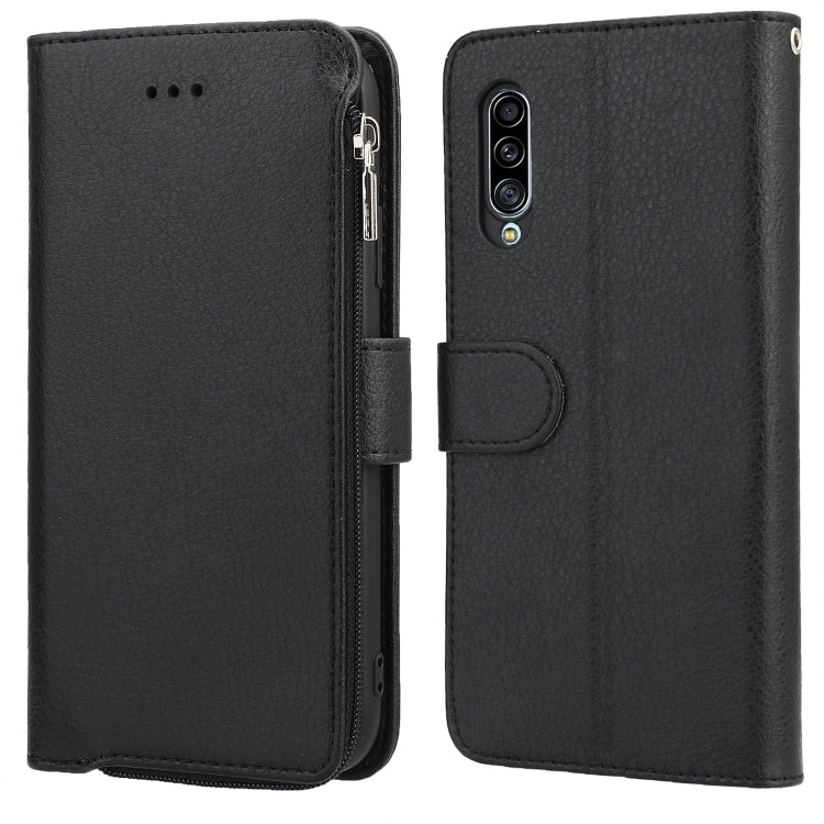 Custodia in pelle flip orizzontale con cerniera in microfibra, For Samsung Galaxy A70s, For Samsung Galaxy A71, For Samsung Galaxy A90 5G, For Samsung Galaxy Note10