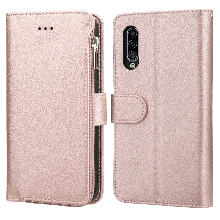 Custodia in pelle flip orizzontale con cerniera in microfibra, For Samsung Galaxy A70s, For Samsung Galaxy A71, For Samsung Galaxy A90 5G, For Samsung Galaxy Note10