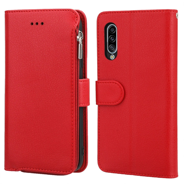 Custodia in pelle flip orizzontale con cerniera in microfibra, For Samsung Galaxy A70s, For Samsung Galaxy A71, For Samsung Galaxy A90 5G, For Samsung Galaxy Note10