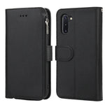 Custodia in pelle flip orizzontale con cerniera in microfibra, For Samsung Galaxy A70s, For Samsung Galaxy A71, For Samsung Galaxy A90 5G, For Samsung Galaxy Note10